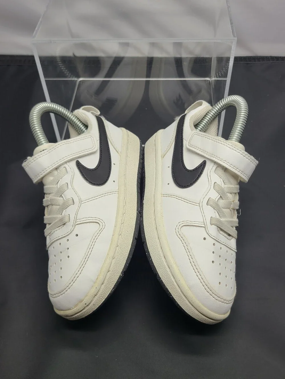 Nike Court Borough Low Recraft White Blk Preschool Casual kids Toddler size 11C